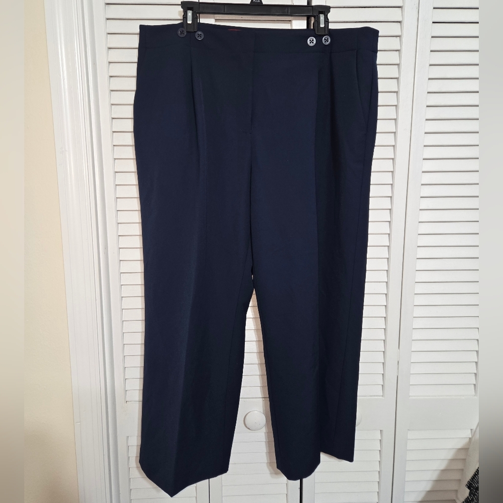Tommy Hilfiger Women's sz 18 Navy Pants NEW
